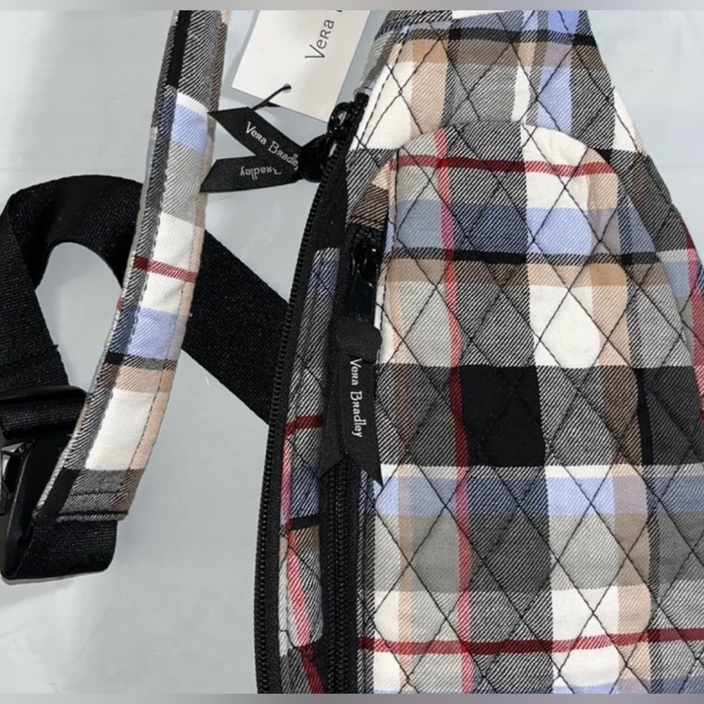 🎒NWT VERA BRADLEY Perfectly Plaid Sling Backpack. 🎒